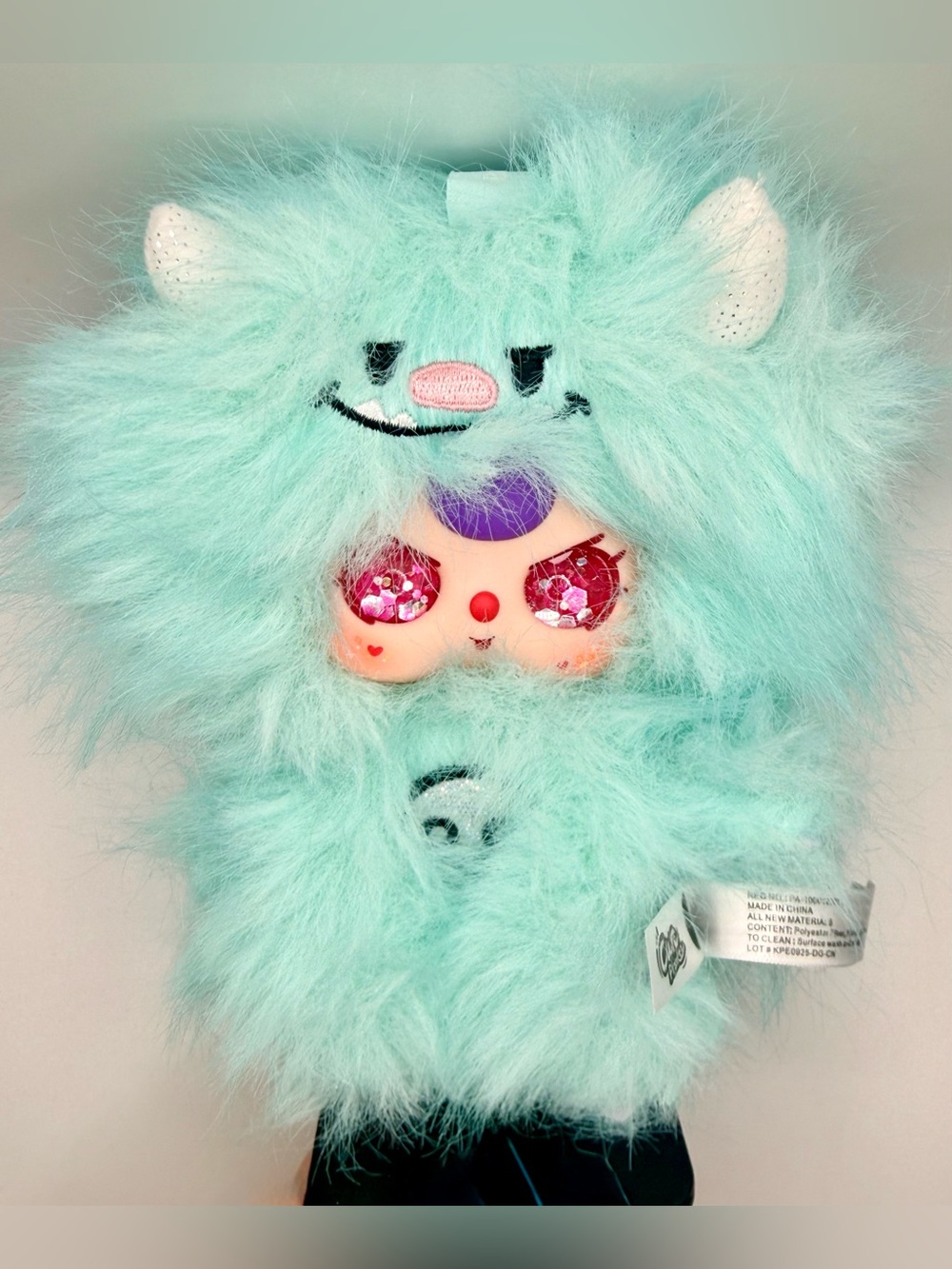 Baby Three - YETI Plush Series- GLACIER PHANTOM w/ Special Glitter Eyes